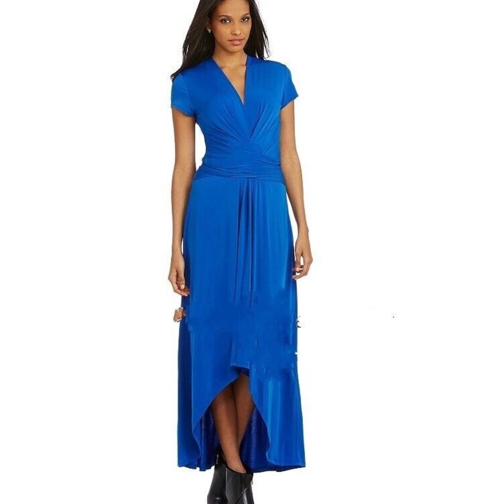 Michael Kors Elegant Blue Maxi Dress